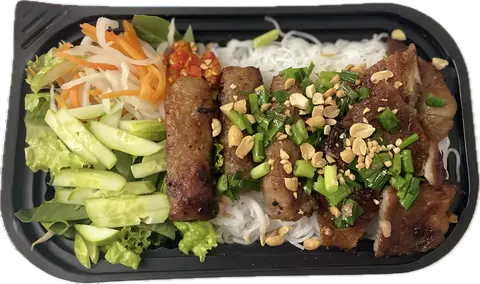 Hình ảnh Bún nem - thịt nướng