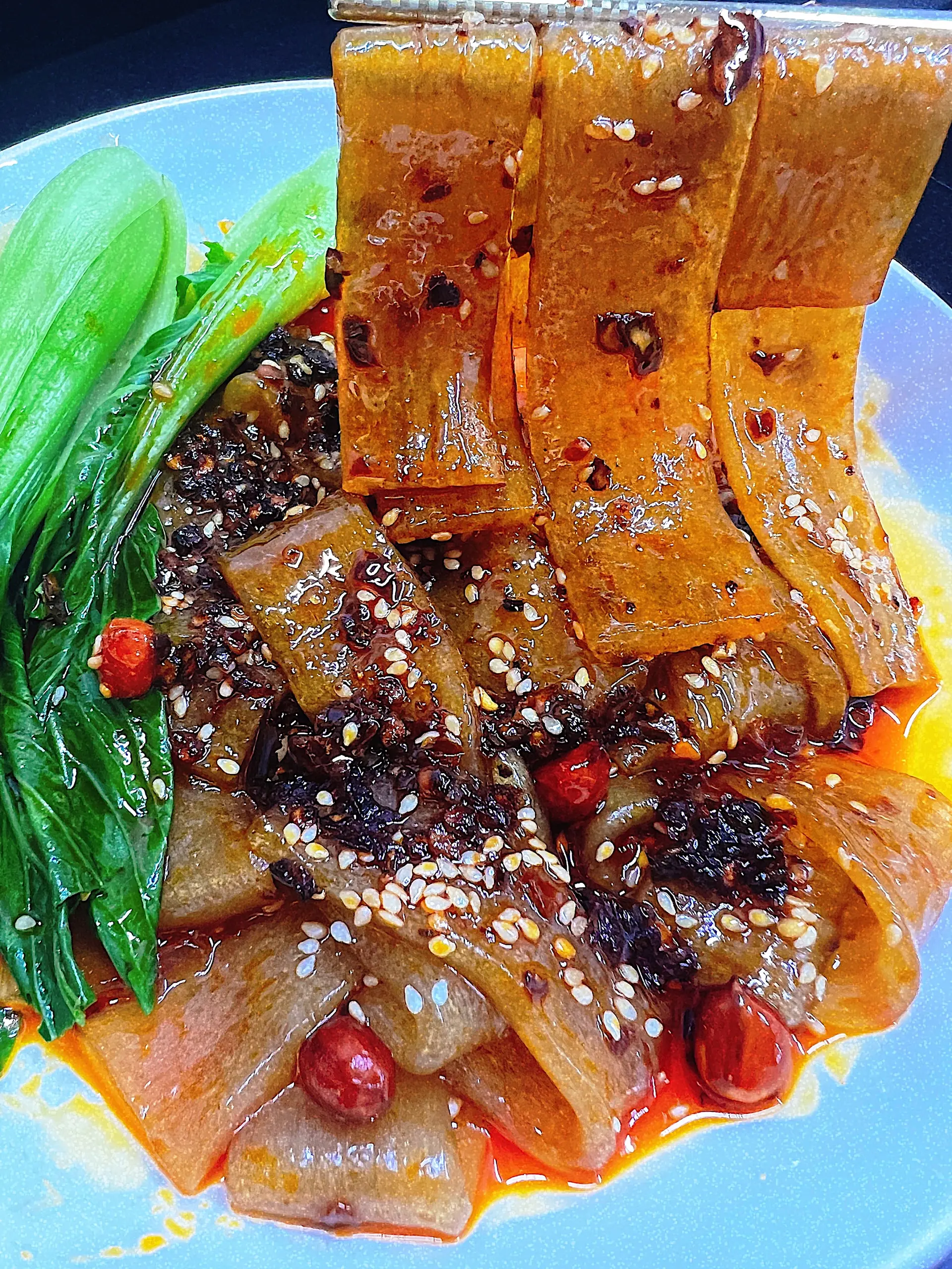 Hình ảnh Miến dẹt trộn Tứ Xuyên - 扁粉拌四川沙爹