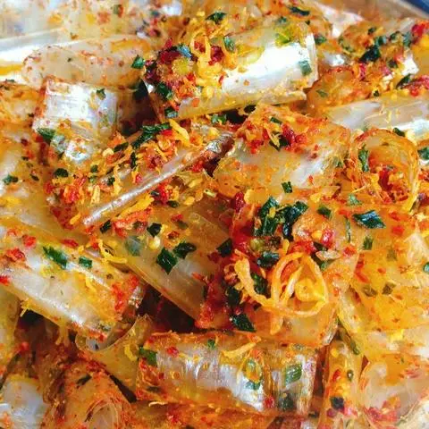 Hình ảnh Bánh tráng mỡ hành