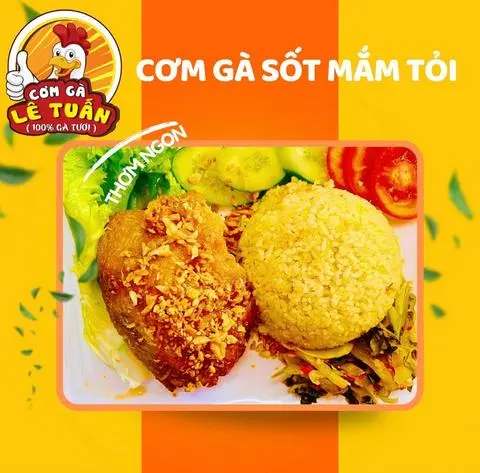 Hình ảnh Cơm Má Đùi Bơ Tỏi (100% Gà Tươi)