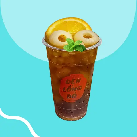 Hình ảnh Trà Vải tươi - ly khổng lồ 