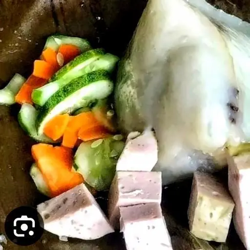 Hình ảnh Bánh giò mix chả lụa