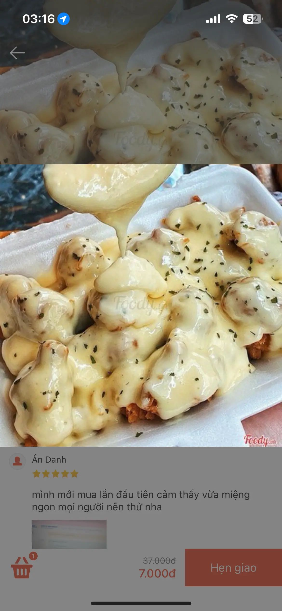 Hình ảnh Gà Viên Porcorn Sốt Kem