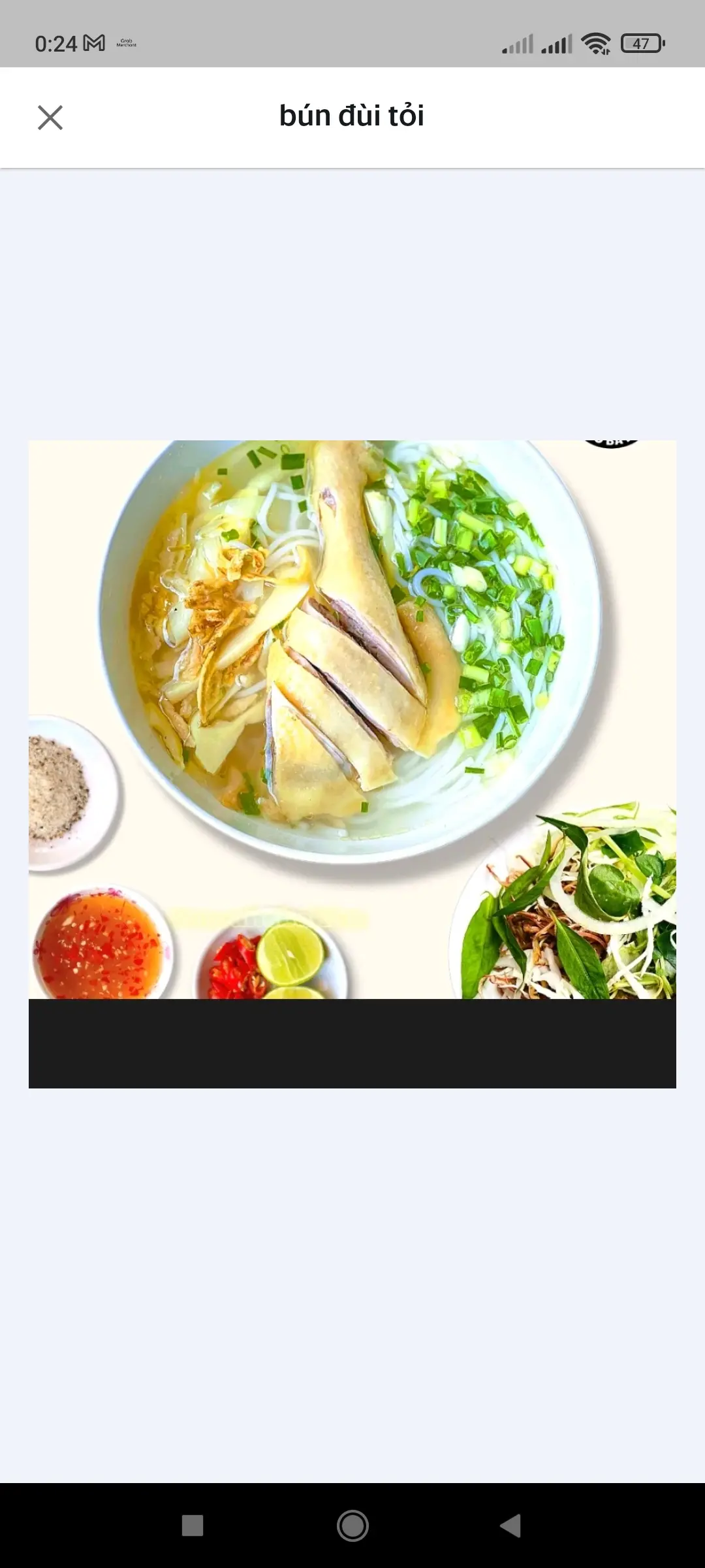 Hình ảnh Bún đùi tỏi