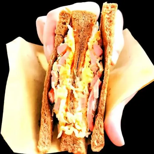 Hình ảnh Sandwich Jambon - Xúc Xích - Phomai