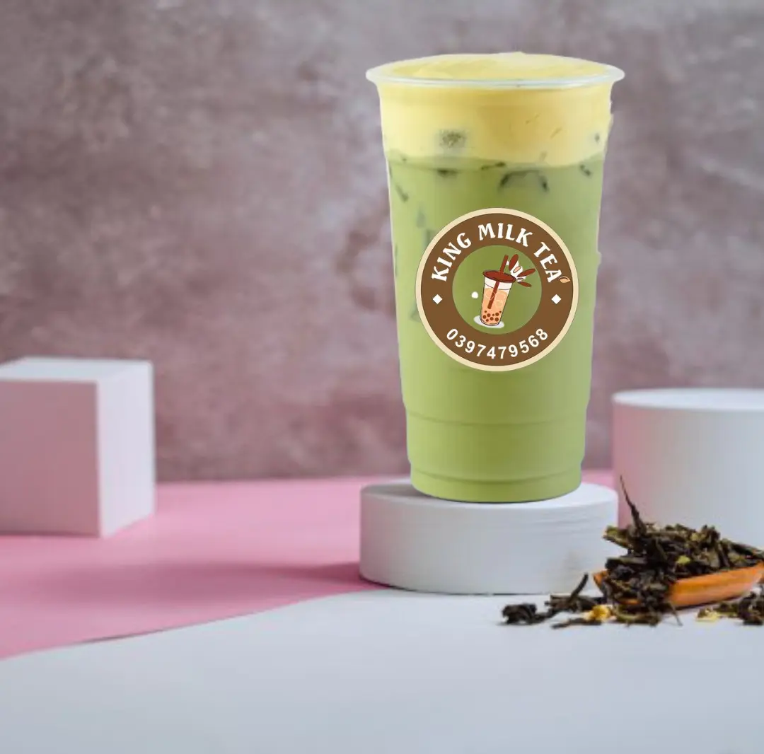 Hình ảnh Trà Sữa Thái Xanh Kem Trứng
