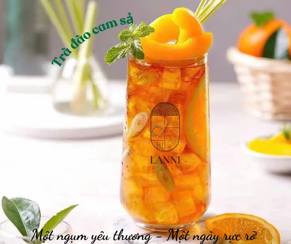 Hình ảnh Trà đào cam sả