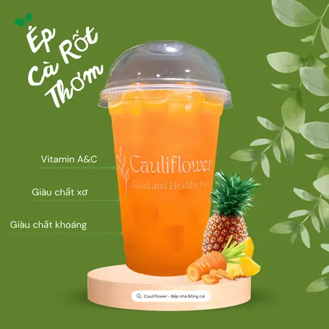 Hình ảnh Nước ép Thơm - Cà Rốt