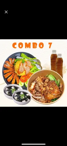 Hình ảnh CƠM BA RỌI  SỐT TIÊU Đen + TRÀ TẮC 