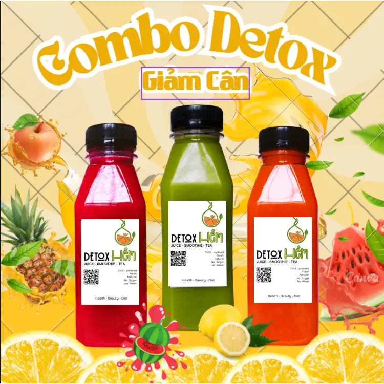 Hình ảnh Combo Detox Giảm Cân: Thon Dáng -  Tái Tạo -  Cân Bằng