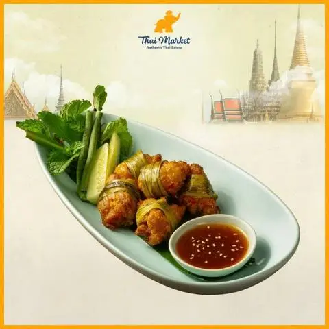 Hình ảnh Gà Cuộn Lá Dứa Chiên