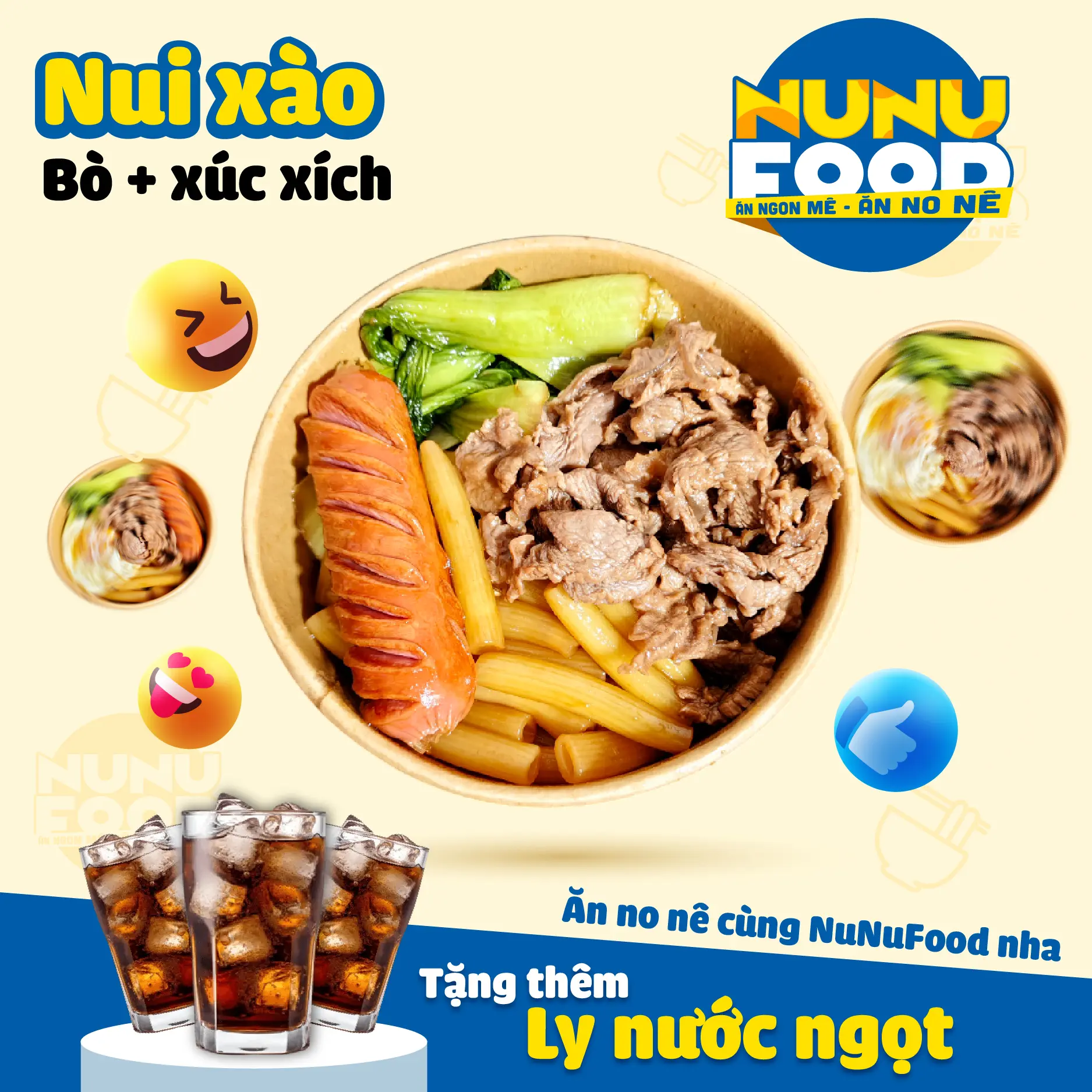 Hình ảnh Nui bò xúc xích