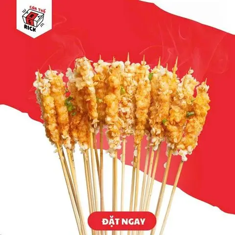 Hình ảnh Combo 10 Xiên Thịt Gà Hoa Tuyết Trắng