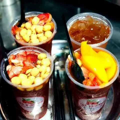 Hình ảnh Trà Vải Dâu 700ml