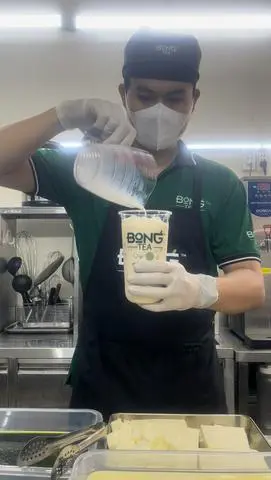 Hình ảnh Combo 3 Trà Sữa Gạo Rang (Ly 700ml)