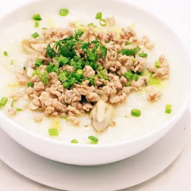 Hình ảnh Cháo hến nấm + Cháo thịt bằm+ 1 coca chai