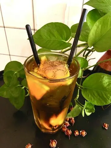 Hình ảnh Trà dưa lưới hạt chia