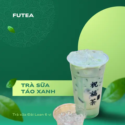 Hình ảnh Trà sữa Táo xanh