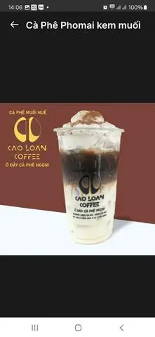 Hình ảnh Cà phê phô mai kem muối