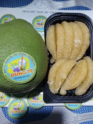Hình ảnh Bưởi da xanh( tách  múi) 400g