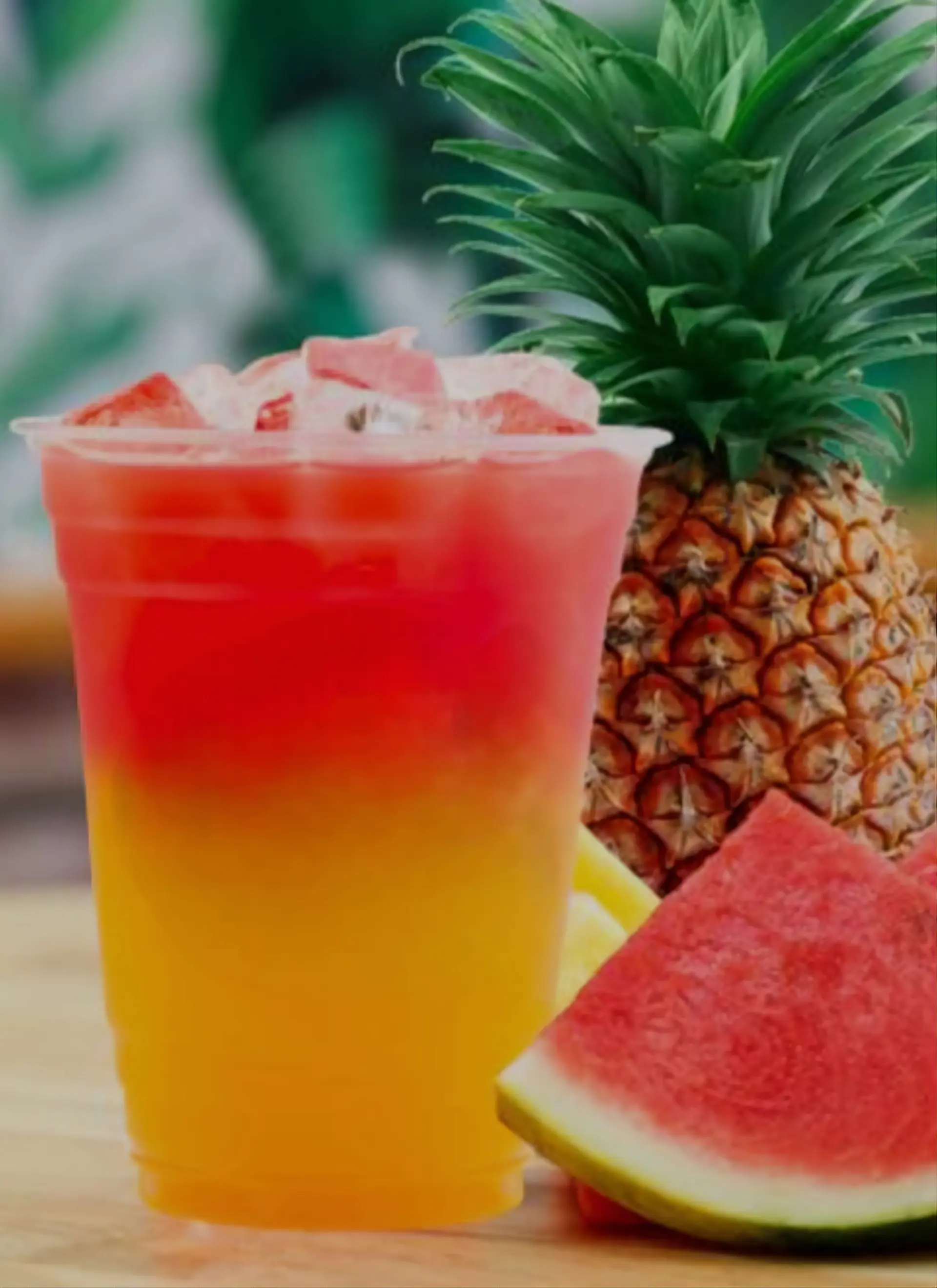 Hình ảnh nước ép Thơm - Dưa Hấu