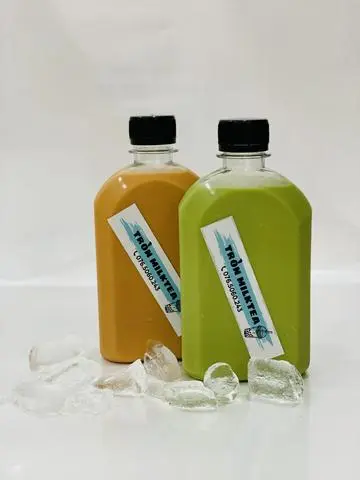 Hình ảnh Trà sữa thái xanh (chai)