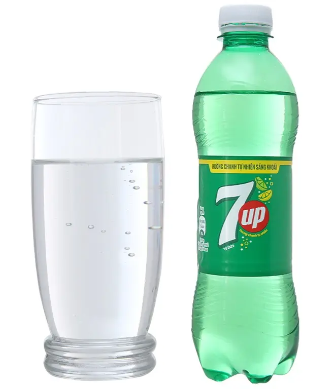 Hình ảnh 7 Up + Ly đá