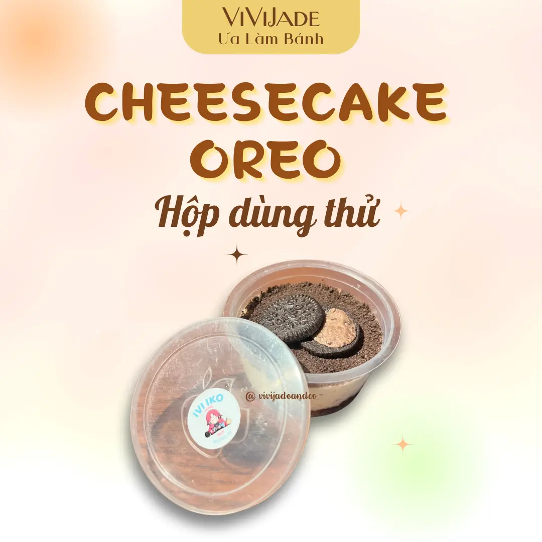 Hình ảnh Cheesecake Oreo - Hộp dùng thử
