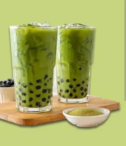 Hình ảnh trà sữa Thái xanh