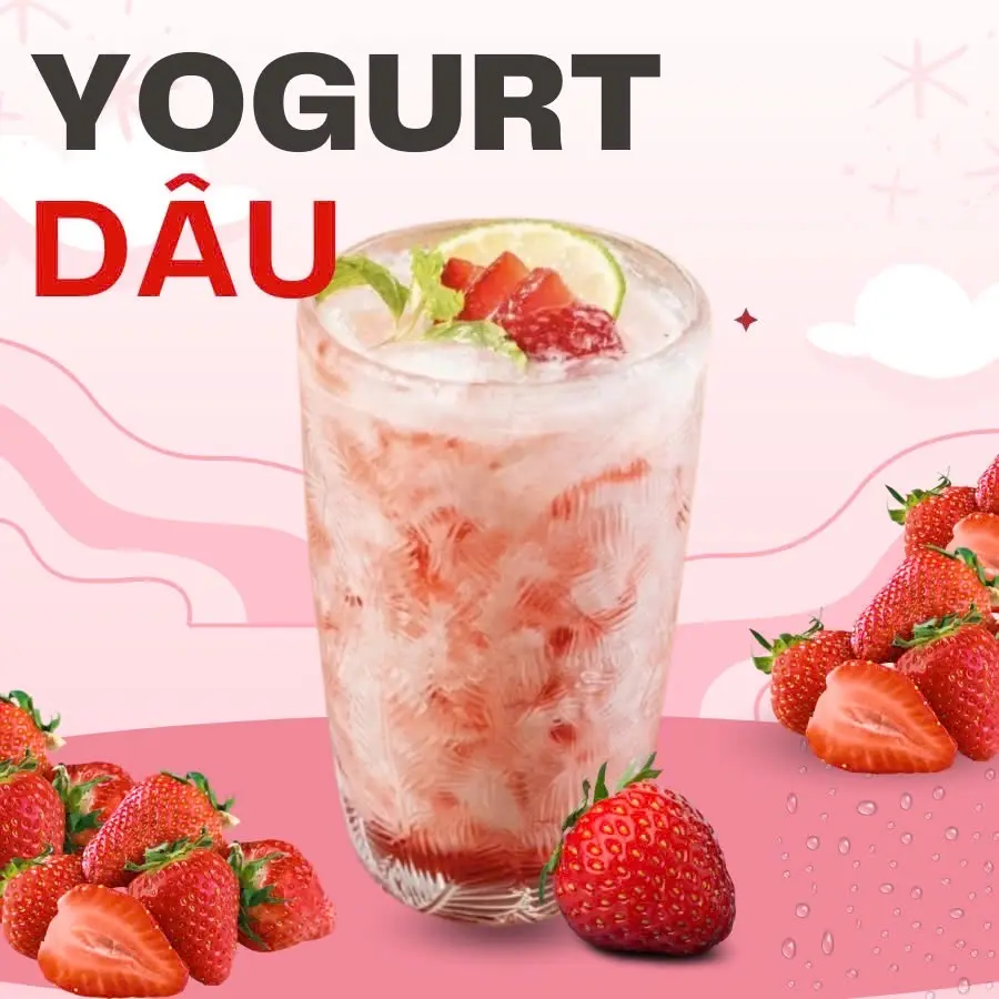 Hình ảnh Yogurt Dâu