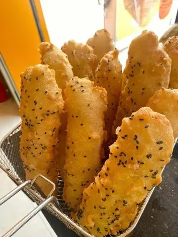 Hình ảnh Chuối chiên mè đen