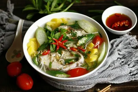Hình ảnh canh chua cá lóc (không kèm cơm)