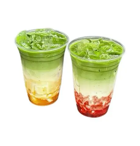 Hình ảnh Matcha latte dâu