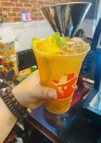 Hình ảnh trà đào cam sả
