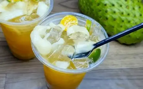 Hình ảnh trà mãng cầu tươi