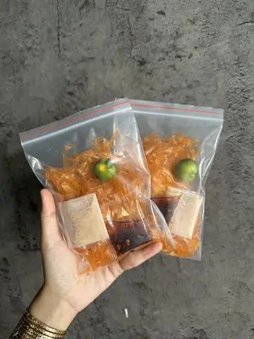 Hình ảnh BÁNH TRÁNG SỢI DẺO TÔM - SATE 
