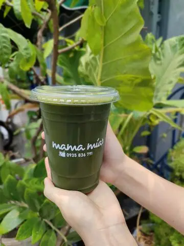 Hình ảnh Rau Má Đậu Xanh Nước Dừa Trái Tươi - Nguyên 1 Trái Dừa
