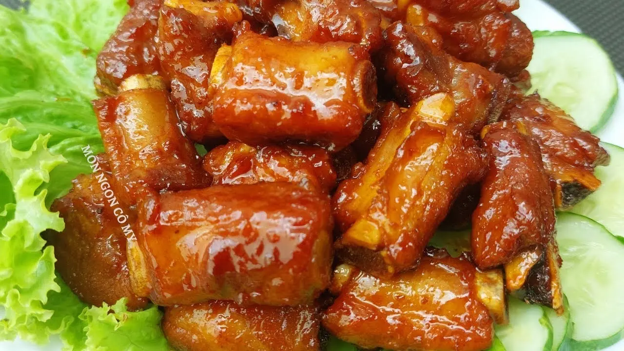 Hình ảnh Cơm sườn non ram