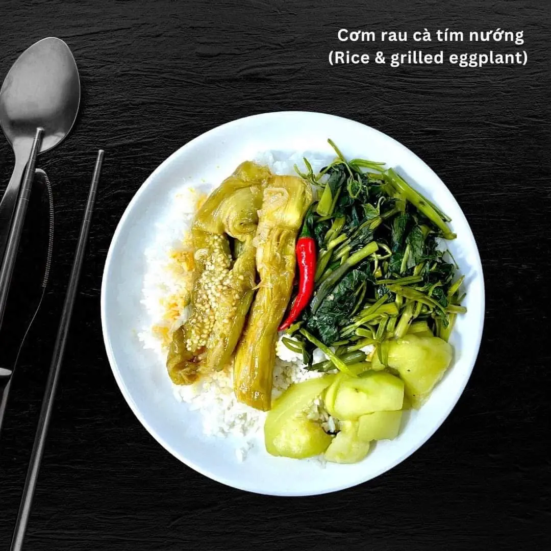 Hình ảnh Cơm rau cà tím