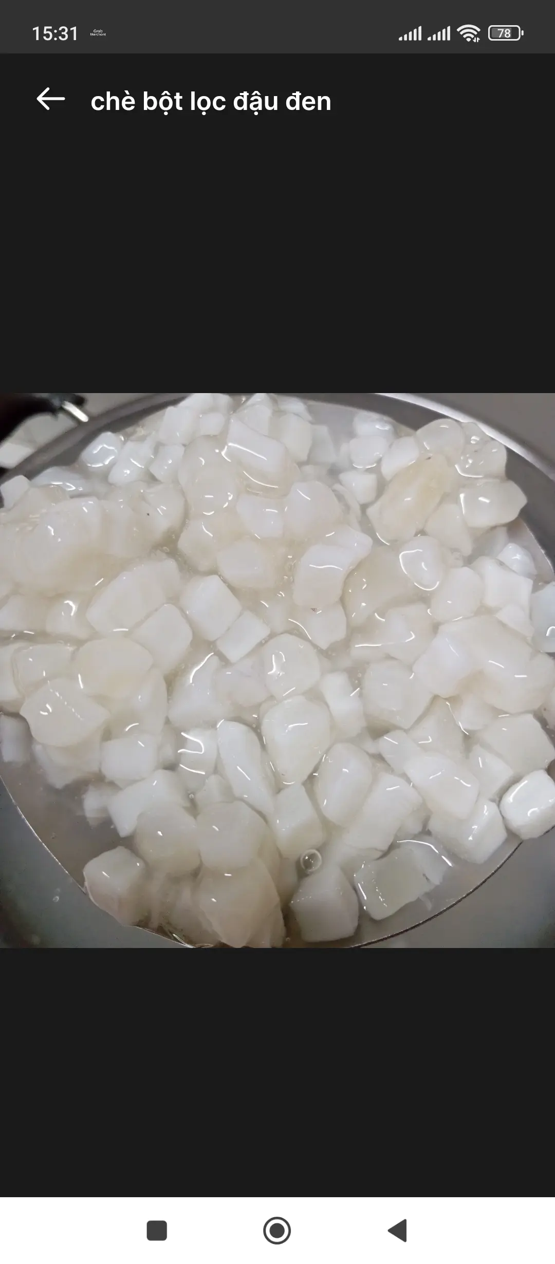 Hình ảnh Chè bột lọc đậu đỏ sương sáo