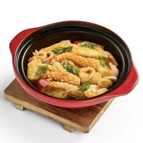 Hình ảnh Mực Hầm Thơm Sả Tay Cầm