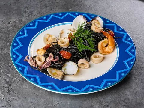 Hình ảnh Squid ink with seafood