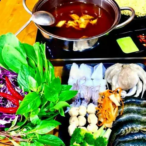 Hình ảnh Lẩu kim chi hải sản