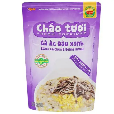 Hình ảnh Cháo gà ác đậu xanh