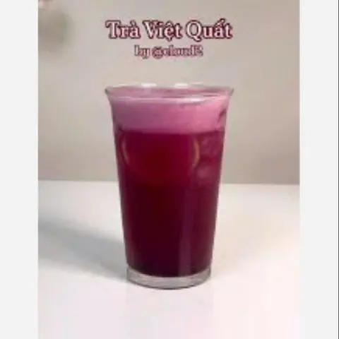 Hình ảnh trà Việt quất trân châu 