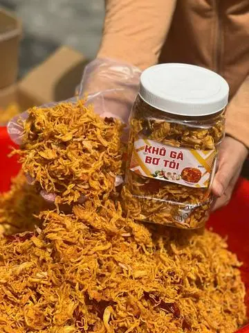 Hình ảnh Khô gà bơ tỏi 