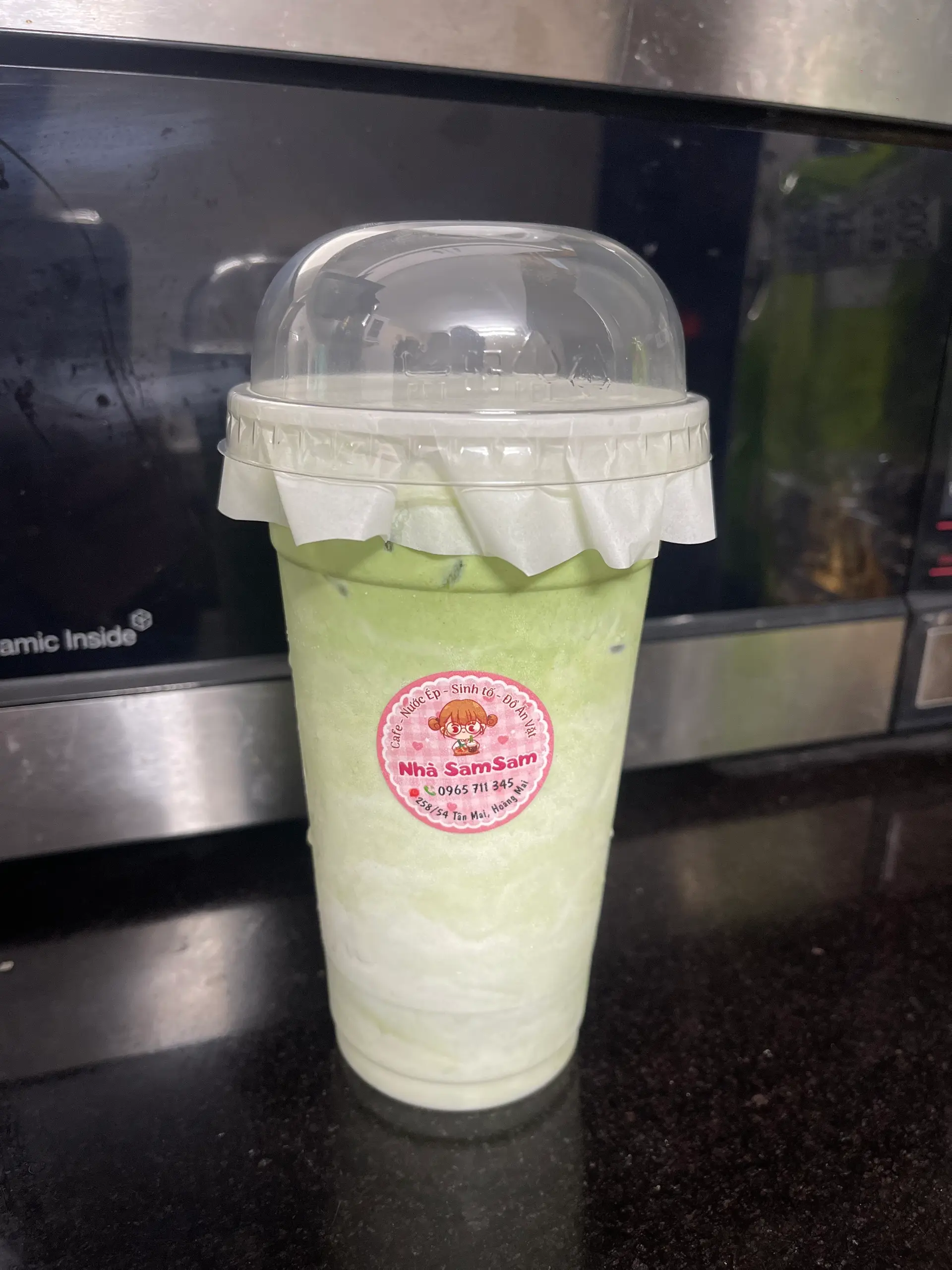 Hình ảnh Sữa chua matcha 500ml