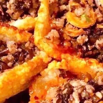Hình ảnh 3 Cái Xôi Chiên Nhân Thịt - nửa Hũ Sốt