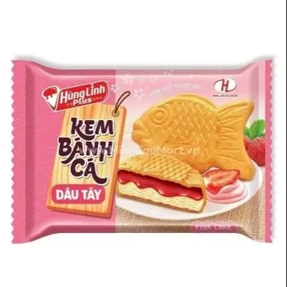 Hình ảnh Kem bánh cá dâu ( 1 kem )