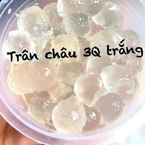 Hình ảnh Trân châu giòn 3Q trắng